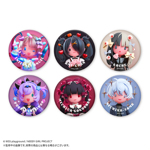 トレーディング缶バッジ（ランダム6種）　550円(税込)