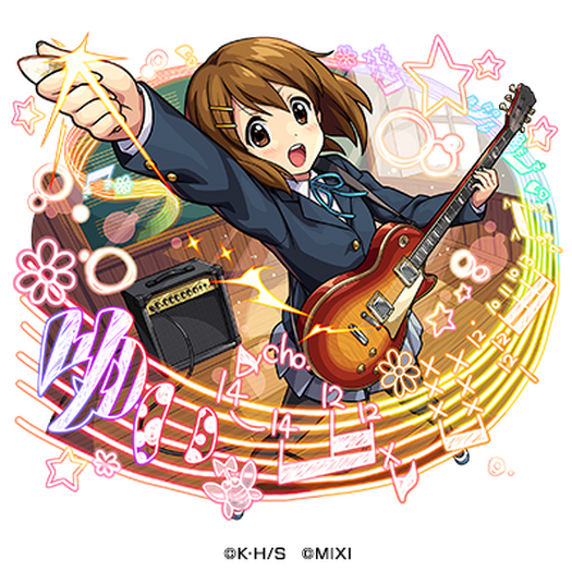 火属性　★6リードギター＆ボーカル 平沢 唯（獣神化）CV：豊崎愛生