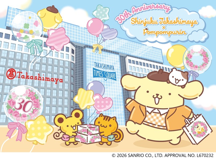 新宿タカシマヤ タイムズスクエア×ポムポムプリン