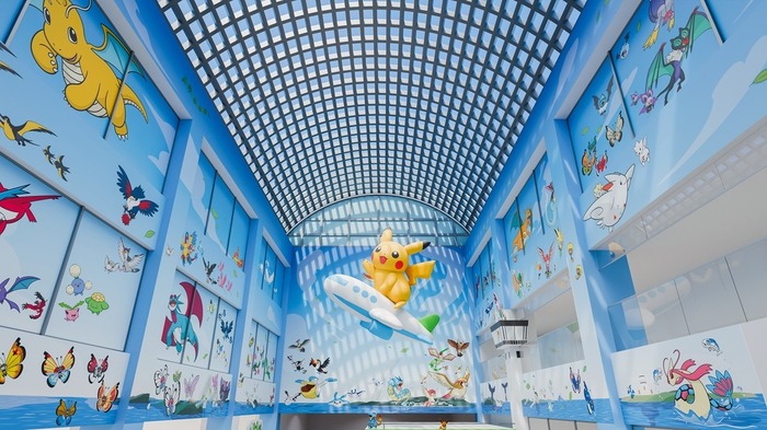 のと里山ポケモン・ウィズ・ユー空港【2階 吹き抜け部分】