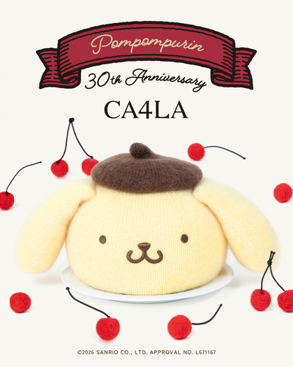 POMPOMPURIN 30th ANNIVERSARY × CA4LA