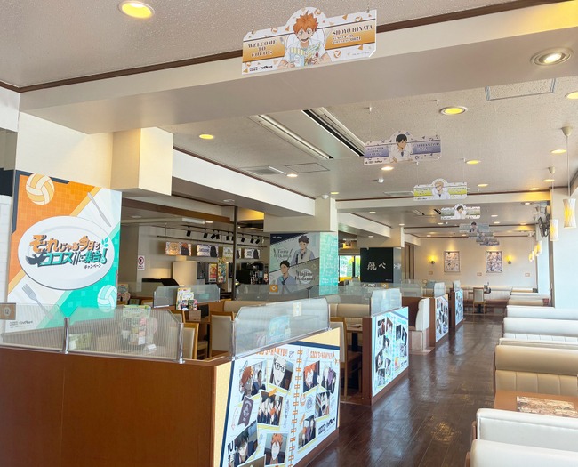「それじゃあ今日もココスに集合!キャンペーン」スペシャル装飾店舗の様子