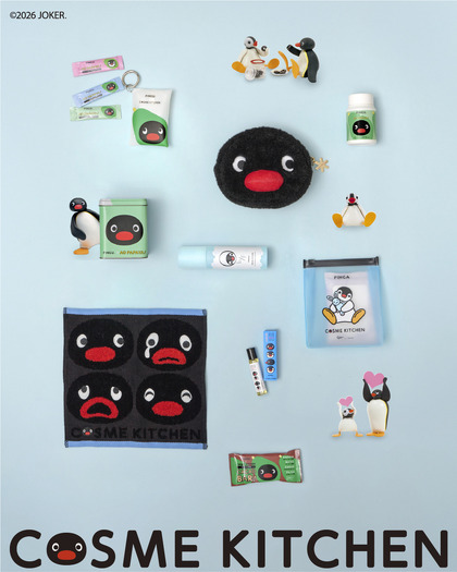 ピングーがCosme Kitchenと初コラボ!人気商品がキュートなピングーデザインに♪もふもふかわいいポーチなども登場