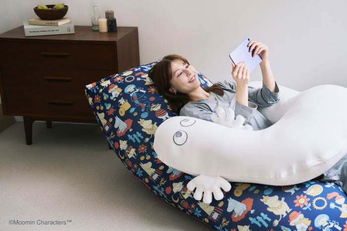 【 数量限定|MOOMIN Yogibo Max vintage & Support ニョロニョロセット 】