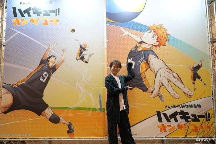 「バレーボール超体験空間『ハイキュー!! オン ザ コート』」メディア向け内覧会