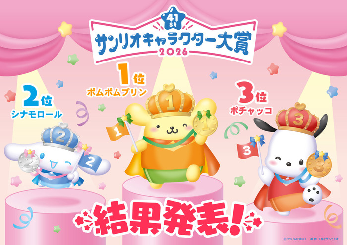 「2026年サンリオキャラクター大賞」結果発表！
