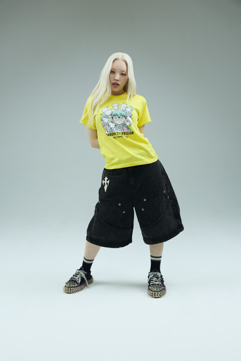 『24時間テレビ49-愛は地球を救う-』ちゃんみなチャリTシャツ着用ビジュアル
