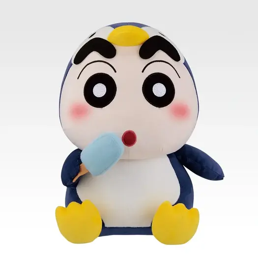 「一番くじ クレヨンしんちゃん 夏のバケーションだゾ」ラストワン賞:ペンギンしんちゃんぬいぐるみ