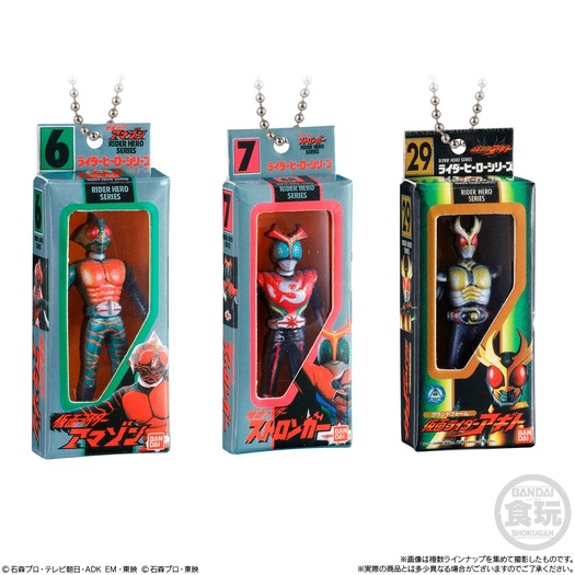 仮面ライダー ソフビパッケージチャーム2&チョコビスケット