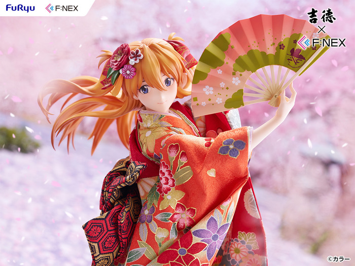 吉徳×F:NEX 式波・アスカ・ラングレー -日本人形- 1/4スケールフィギュア