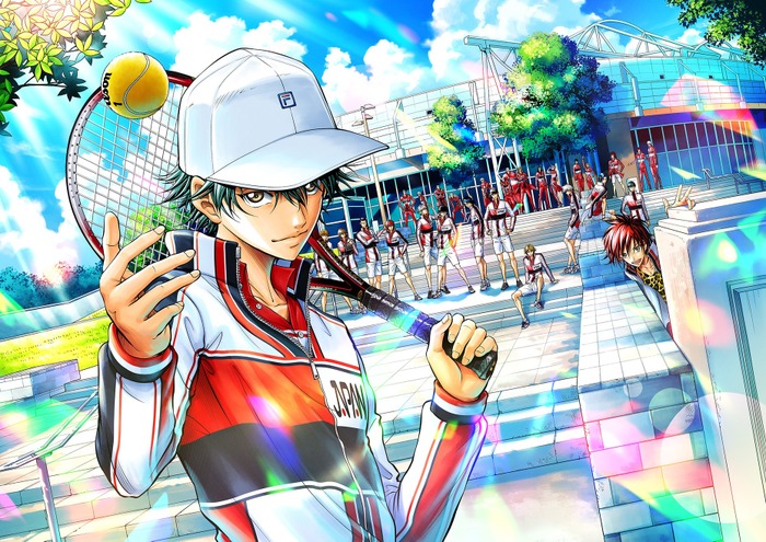 「ジャンプSQ.」9月号掲載 『新テニスの王子様』カラー扉