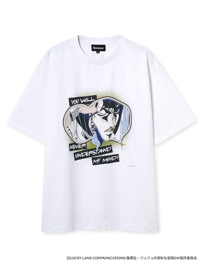 アニメ「ジョジョの奇妙な冒険 黄金の風」×バブアーコラボTシャツ