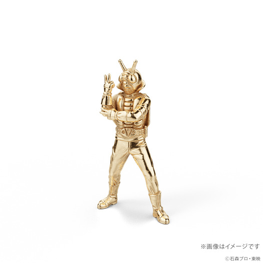 仮面ライダーV3 18金ミニフィギュア