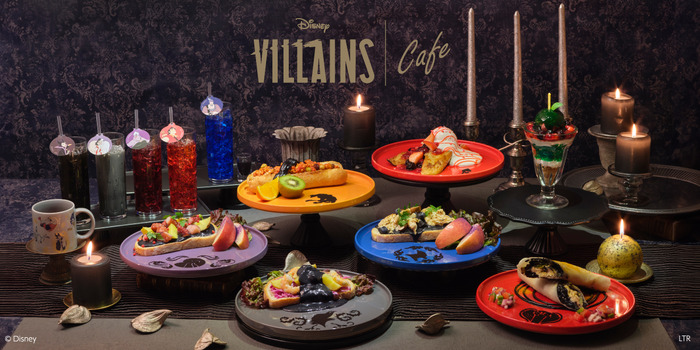 「ディズニーヴィランズOH MY CAFE」ハロウィンに合わせてオープン!マレフィセント、スカー、アースラたちをイメージしたメニュー&グッズが魅力的☆