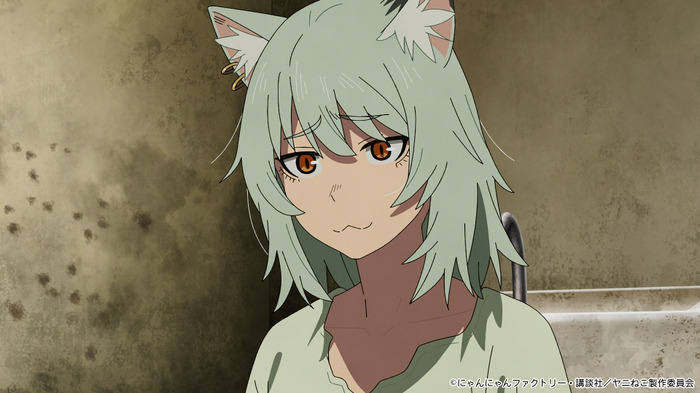 夏アニメ『ヤニねこ』第9話「ニャーの妹ちゃんはモテモテにゃ」場面カット