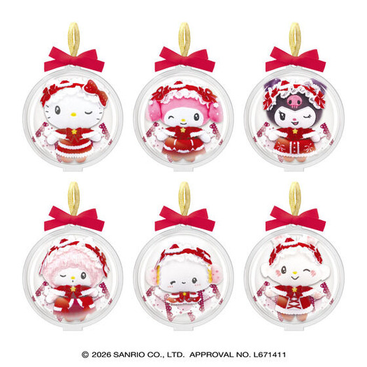 サンリオキャラクターズ オーナメント HolidayLolita(全6種)¥2,200(税込)