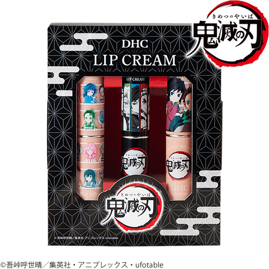 DHC薬用リップクリーム ［鬼滅の刃］3本セット シール付き
