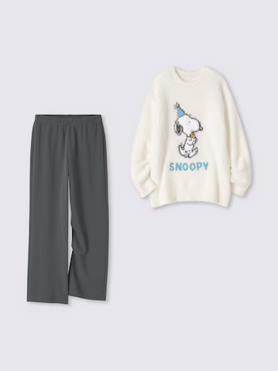 ラウンジセット(長袖&ロングパンツ)Peanuts