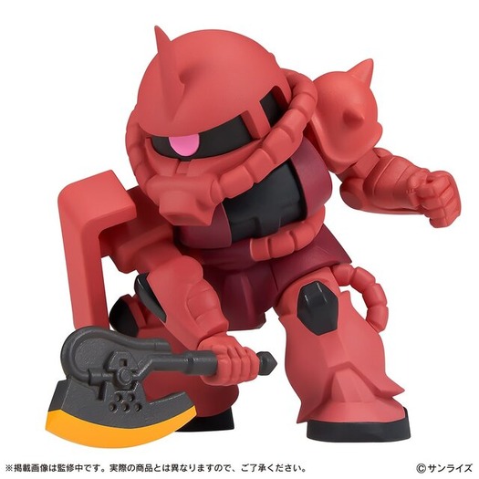 「機動戦士ガンダム ならぶんです。ザク」第2弾が発売!シャア専用ザクⅡや高機動型ザクⅡ3機などズラリ