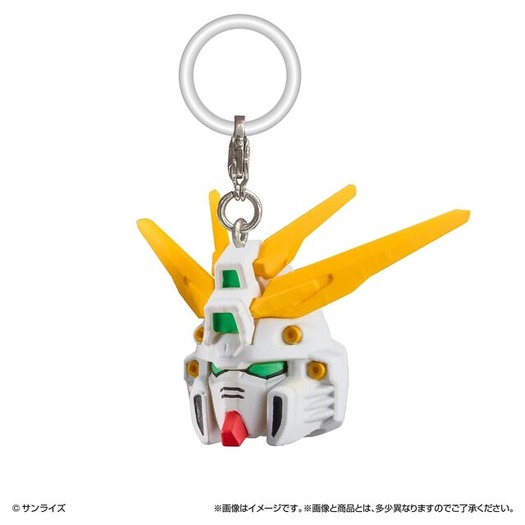 「ガンダムヘッド」めじるしアクセサリー第2弾!ゴッドガンダム、ウイングゼロら全6機の頭部がアイコンに