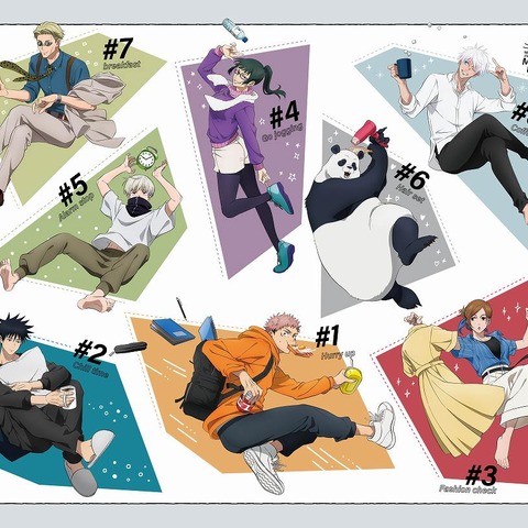 「呪術廻戦」五条悟、七海建人らの朝をのぞき見♪ “朝の身支度”がテーマのグッズが当たる！ ハズレ無しの「セガラッキーくじ」登場 画像