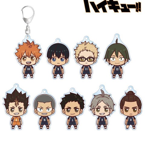 「ハイキュー!!」日向や月島、黒尾、研磨が“ちょこん”♪ 描き起こしデフォルメが可愛いグッズ登場 画像