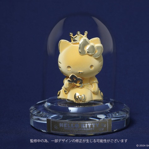 お値段約43万円の“純金キティちゃん”が限定50個で登場！ 50周年の誕生日を祝ったグッズもたくさん♪ 画像