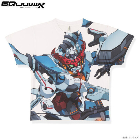 ガンダム「GQuuuuuuX」謎の最新鋭モビルスーツを堂々デザイン！ 大胆なTシャツやロゴアクスタなど登場♪ 画像