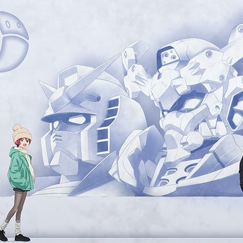 ガンダム雪像、さっぽろ雪まつりに “出る！”「GQuuuuuuX」が早くも展示♪ 北海道コラボグルメも登場 画像