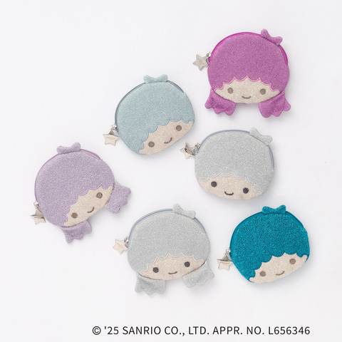 「キキ＆ララ」お星さまのようにキラキラ輝く♪ キルトバッグやフェイス型ポーチなどコラボアイテム登場！ 画像