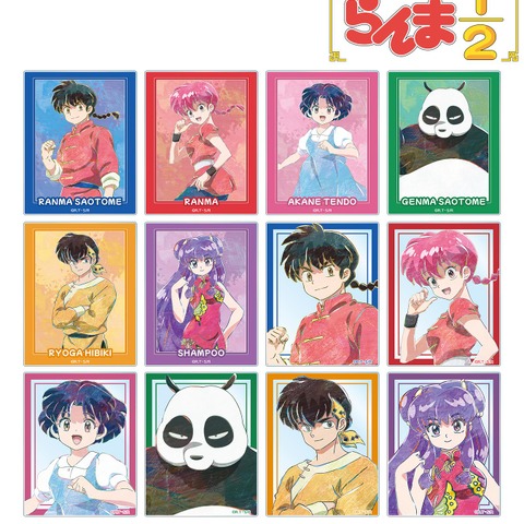 「らんま1/2」らんま、あかね、シャンプーをカラフルな“アート”にデザイン♪ 「Ani-Art」グッズ登場 画像