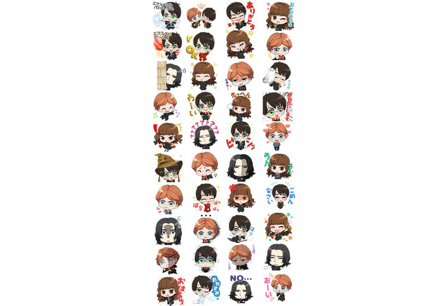 ハリー ポッター 遂にlineスタンプ初登場 スネイプ先生も可愛くsdキャラ化 アニメ アニメ
