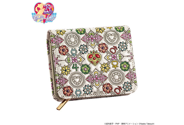 セーラームーン 浅草文庫 コンパクトと守護星マークが美しい文様に 革製財布 カードケースが登場 2枚目の写真 画像 アニメ アニメ