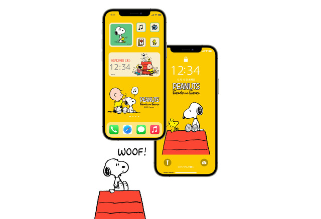 Iphoneのホーム画面を スヌーピー ムーミン などの かわいい に きせかえアプリ Widget Playtoys が登場 アニメ アニメ