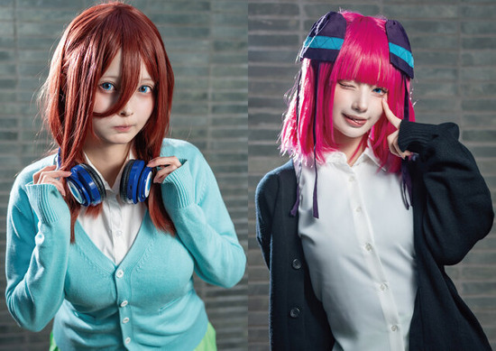 コスプレ】「五等分の花嫁」三玖と二乃の共演が尊い！美しき人気