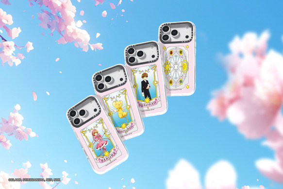 CASETIFY カードキャプターさくらキーリング CCさくら」桜とケロちゃんが、“Y2Kムード”あふれるデザインに♪ ちょい