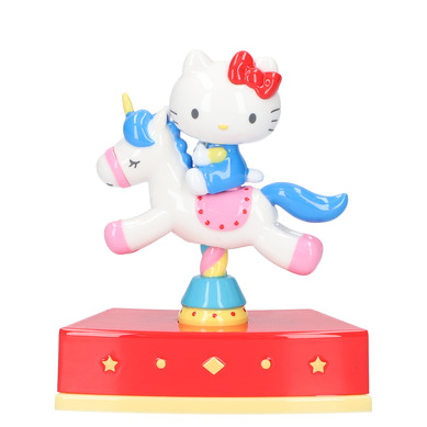 【希少レア】値下げ不可 キティちゃん オルゴール メリーゴーランド サンリオ」キティ、シナモロール、クロミがレトロ可愛い