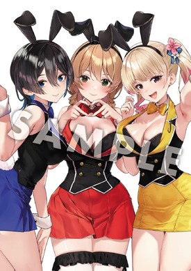 花奈＆凜＆美羽香のあんな姿やこんな姿を収録！「バニーガーデン」公式