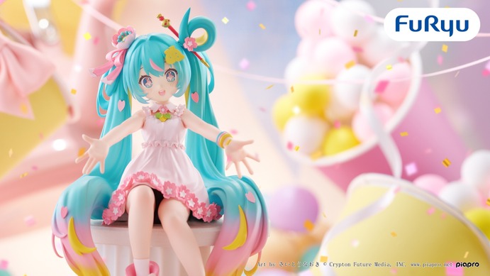 初音ミク、竈門炭治郎らがカップ麺ストッパーフィギュア「ぬースト」に