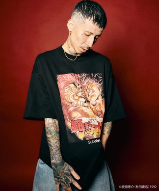 刃牙」と「Subciety」のコラボアパレルアイテムが登場！ 花山薫の“侠客