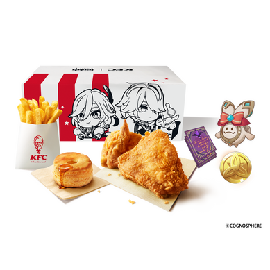 d*4様 原神 アルハイゼン カーヴェ KFC コラボ アニメイト 特典 セット 原神」アルハイゼン＆カーヴェと一緒にチキンを食べよう♪ KFCコラボ第