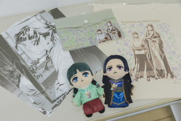 猫猫＆壬氏様のぬいぐるみが新発売♪ 「薬屋のひとりごと」原作展が
