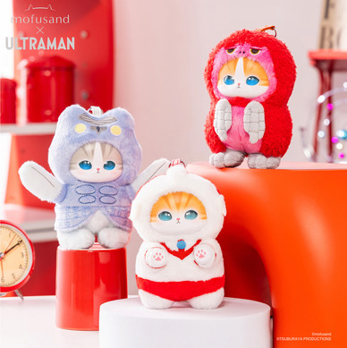 ウルトラマンに扮したにゃんこが可愛すぎる♪ 「mofusand×ウルトラマン