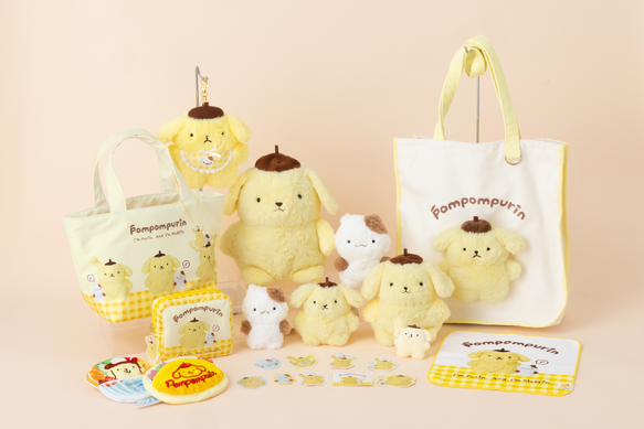 歴代のポムポムプリンが集結♪ “あの頃”のぬいぐるみを再現したレトロ