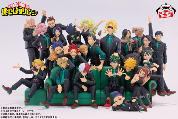 クレーンゲームフィギュアまとめ売り エモすぎる！「ヒロアカ」1年A組の23人がリアルフィギュアになって登場