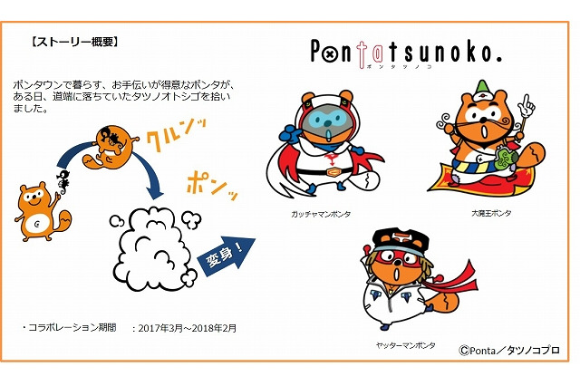 ポンタがガッチャマン、ヤッターマンに変身！ タツノコプロとのコラボグッズが登場 画像