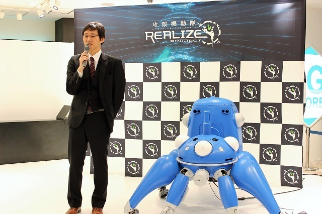 タチコマが実機で接客、スマホアプリと連携した「商品受け渡しサービス」がI.Gストアにて開始 画像