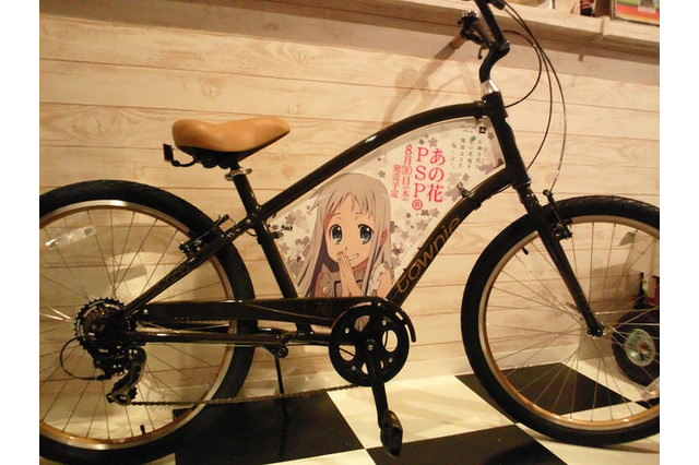 「あの日見た花の名前を僕達はまだ知らない。」　コラボ自転車が登場 画像