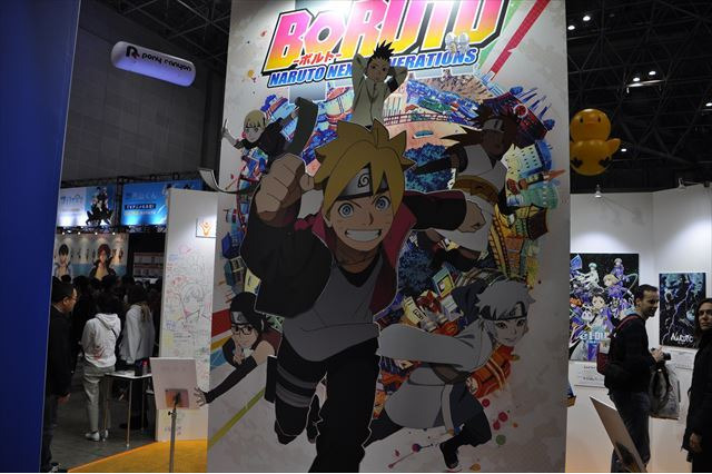 ぴえろブースは「BORUTO」をプッシュ ファンからの落書きもアツい【AJ2017】 画像