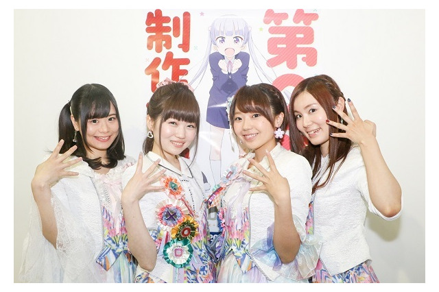 「NEW GAME!」キャストがファンと一緒にOVA鑑賞 fourfoliumのライブも【AJ2017】 画像